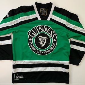 Medium Guinness Green Hockey Jersey